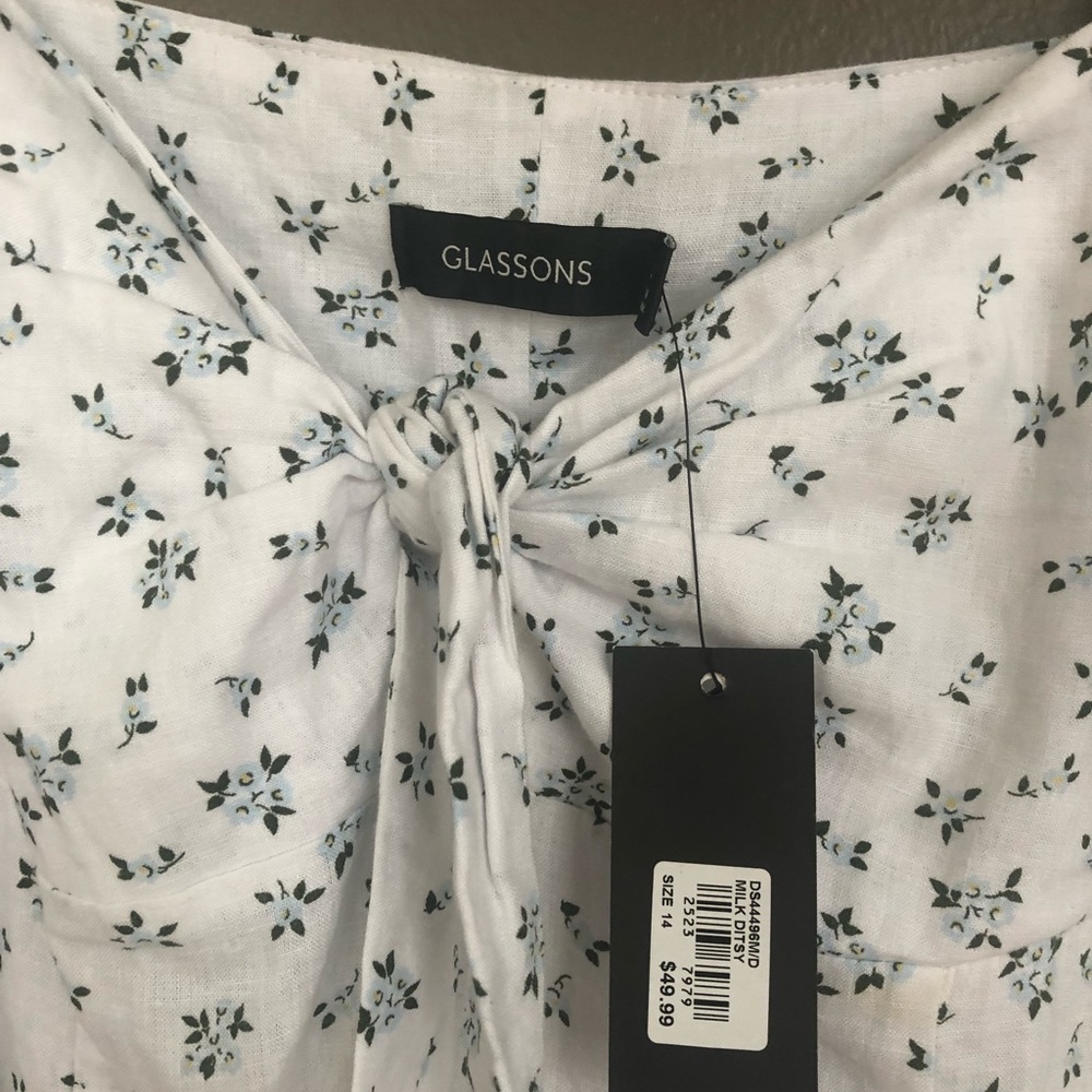 BNWT- Cotton Glassons Summer Dress- Med - Picture 9 of 9